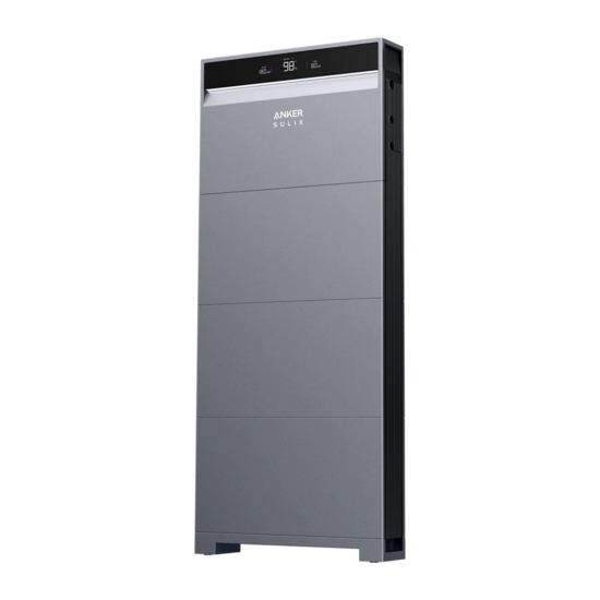Anker Solix Omvormer ASOX-H3.68K-3xB5 met 15kWh Accu - Eenfase Thuisbatterij