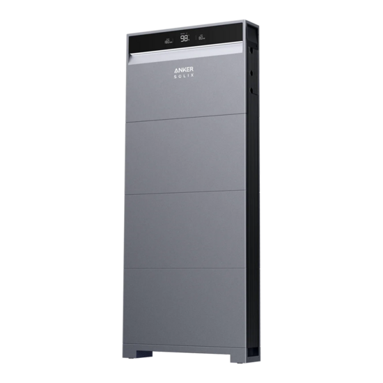 Anker Solix Omvormer ASOX-H6K-3xB5 6000W - 15kWh Thuisbatterij Systeem
