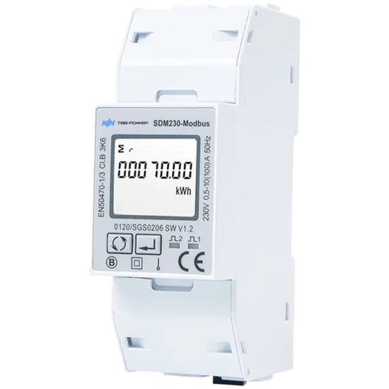 Slimme meter TBB-SDM-230 - eenfasig en bidirectioneel