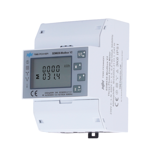 Slimme meter TBB-SDM-630 driefasig bidirectioneel