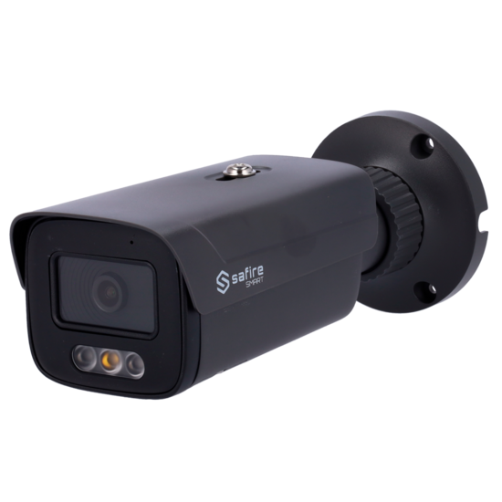 Safire Smart SF-IPB380A-4I1-DL-GREY 4MP IP Bullet Camera met AI - Grijs