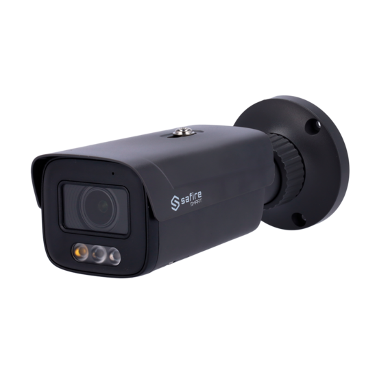 Safire Smart SF-IPB580ZA-4I1-SL-GREY 4MP IP Bullet Camera - Motorzoom &amp; AI - Grijs