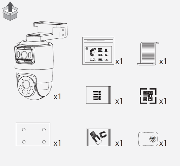 Dahua SDT2A200-2F-NB-A-PV 2+2MP Dual Lens PT IP Camera