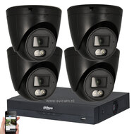 Professionele IP cameraset met recorder en Dahua OEM 2MP bulletcamera voor hoogwaardige camerabewaking van woningen, winkels, k