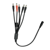 CCVTV DC 12V Stroom Splitter - 1 naar 5 DC Voedingskabel voor Camerabewaking