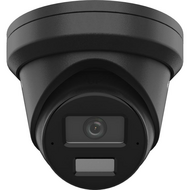 Hikvision DS-2CD2343G2-LI2U Zwarte 4MP AcuSense Turret IP Camera met Microfoon