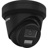 Hikvision DS-2CD2343G2-LI2U Zwarte 4MP AcuSense Turret IP Camera met Microfoon