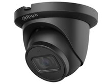 Dahua IPC-HDW2441TM-S-BLACK 4MP Starlight PoE Turret IP Camera Zwart