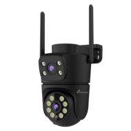 Nivian NVS-IPC-0S6B-DUAL - WiFi Beveiligingscamera Buiten - Dual Lens 2K - Zwart