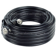 Safire Smart RG59 Coaxkabel 20 meter met BNC en DC voeding voor camerabewaking