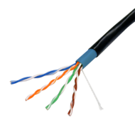 Safire Cat6 Netwerkkabel 100m - Zwart CCA voor Buitengebruik