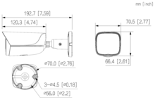 Dahua IPC-HFW3849EP-S-IL-0280B 8MP IP Bullet Camera met AI