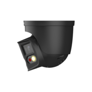 Dahua PoE Camerasysteem 8MP - 4 Zwarte TIOC 180&deg; Dual Lens Camera's met Audio
