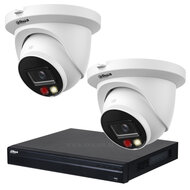Dahua PoE Camerasysteem 8MP - 4K Dual Light Wizsense Turret met Microfoon