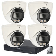 Dahua Camerabewaking Set 2MP Full HD - 4 Coax Camera's met Microfoon voor Buiten