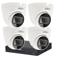 Dahua Beveiligingscamera Set 2MP Full HD - 4 Dome Binnencamera's met XVR-recorder