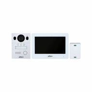 Dahua video intercom DHI-KTX01(F) complete kit 2 draads met video deurbel, monitor en converter.