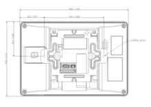 Dahua VTH5422HB-W Monitor - 7 inch Hybrid 2-Draad Wifi voor Binnen