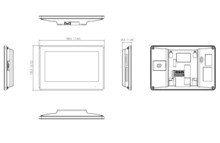 Dahua VTH5422HB-W Monitor - 7 inch Hybrid 2-Draad Wifi voor Binnen