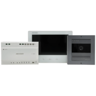 Hikvision 2-Draads Video Intercom Set met 7-inch Touchscreen - DS-KIS704EY/ALU