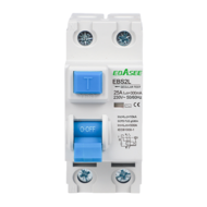 Aardlekschakelaar Ebasee 25A 2-polig, 300mA type AC voor DIN-rail