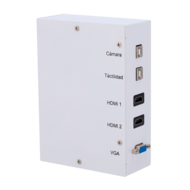IBOARD Aansluitdoos met HDMI, USB-B en VGA voor vergaderzalen
