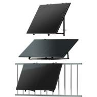 Zonnekit TSUN 2x 400W met 800W micro-omvormer voor balkon