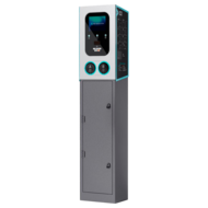 RAEDIAN Gemini Aluminium Laadpaal met Veiligheidskast voor Gemini Laders