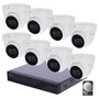 Safire Full hd camerabewakingssysteem met 8 camera's en XVR recorder.