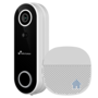 Nivian NVS-IPC-DB1 Wifi Slimme video deurbel met mic, speaker, micro SD slot, app en accu.