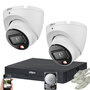 Dahua IP PoE Camerabewaking Set 6MP - Smart Dual Light Nachtzicht voor Buiten