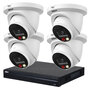 Dahua PoE Camerasysteem 8MP - Set met 4 Wizsense Turret Camera's en NVR