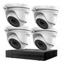 Hikvision Camerabewaking Set met 4 Full HD Dome Camera's en 4MP DVR Recorder