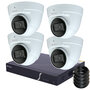 Safire Smart Beveiligingscamera Set 5MP met 4 Turret Camera's voor Buiten