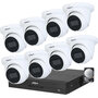 Dahua Camerabewaking Set 5MP - 8 Eyeball Camera's met 60m Nachtzicht en Mic