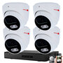 Avicam 5MP PoE Turret IP Camerabewaking Set - 4 Buiten Camera's