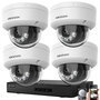 Hikvision Camerabewaking Set 8MP PoE - 4 Dome Camera's