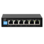 PoE switch 4 poorten en 2 uplink poorten Safire SF-SW0604POE-60