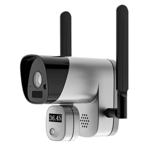 Thermisch warmtebeeld wifi camera om lichaamstemperatuur op afstand te meten. Thermisch warmtebeeld wifi camera om lichaamstemperatuur op afstand te meten.