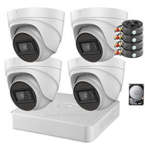 Camerabewaking set Safire Pro Starlight full hd met 4 turret camera's, dvr, harde schijf en kabels. Camerabewaking set Safire Pro Starlight full hd met 4 turret camera's, dvr, harde schijf en kabels.
