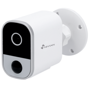 Nivian NVS-IPC-03-BAT Wifi Batterij IP camera 100% draadloos voor binnen en buiten met audio en app. Nivian NVS-IPC-03-BAT Wifi Batterij IP camera 100% draadloos voor binnen en buiten met audio en app.