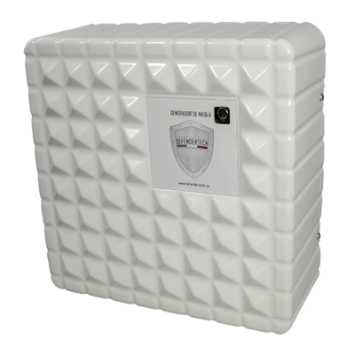 Defendertech mist generator DT-800L genereert 830 m2 mist in 60 sec. incl. accu en Lan verbinding.