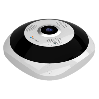 Wifi IP NV-IPDM360A-3W Fisheye 360 graden Camera 3MP, nachtzicht, mic, speaker en microSD slot.