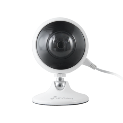 Fisheye Nivian 360 graden FULL HD 3MP Wifi IP camera met tweerichting audio en gratis app.