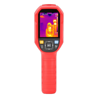 Draagbare dual thermisch warmtebeeld camera om lichaamstemperatuur op afstand te meten.