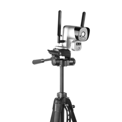 Thermisch warmtebeeld wifi camera om lichaamstemperatuur op afstand te meten.