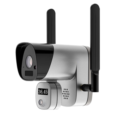 Thermisch warmtebeeld wifi camera om lichaamstemperatuur op afstand te meten.