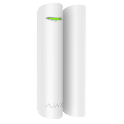 Ajax Hubkit-W alarmsysteem starterskit met hub, draadloze deursensor, bewegingsmelder en afstandsbediening.