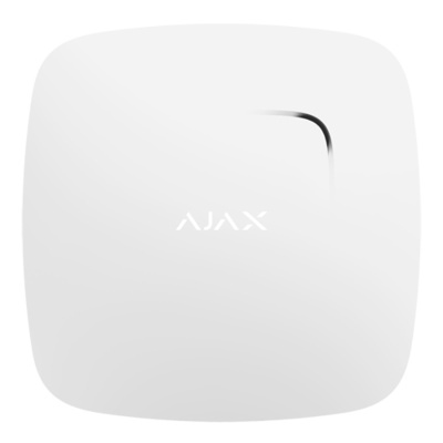 Ajax Fireprotect draadloze rookmelder sensor verkrijgbaar in kleur zwart of wit.