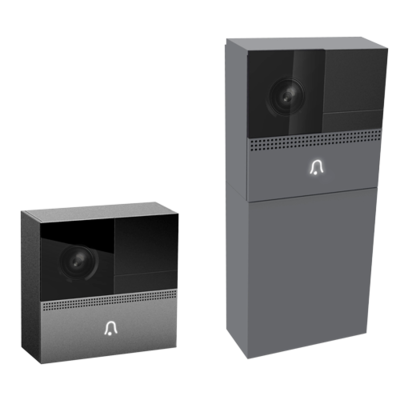 Nivian NVS-IPVD1B Wifi slimme video deurbel met mic, speaker, micro SD-slot, app en accu.